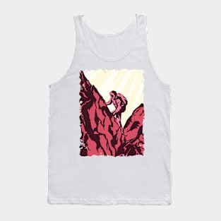 Cool Hiking Silhouette Tank Top